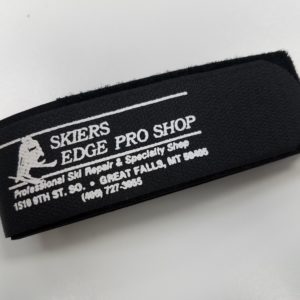 Black ski strap